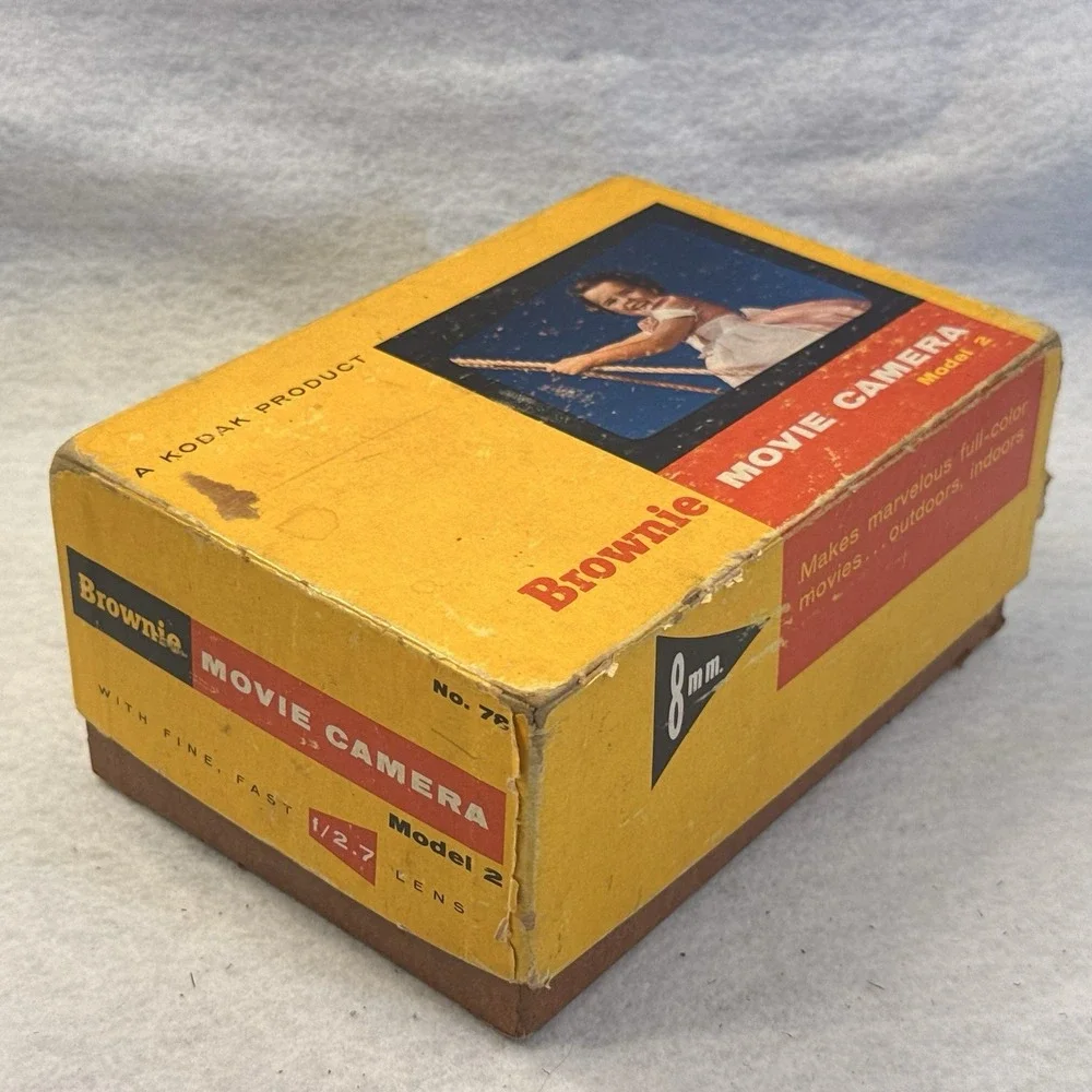 Kodak Brownie 8mm Movie Camera II Model 2 Vintage Original Box